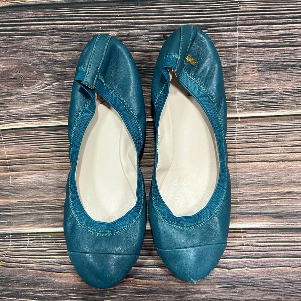 Cole Haan Elbridge Ballet Flats Women's Blue Slip On‎ Shoes - Picture 7 of 8